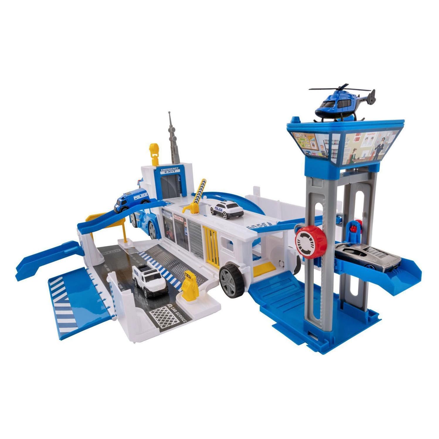 Teamsterz Police truck with 5 cars (1417332)