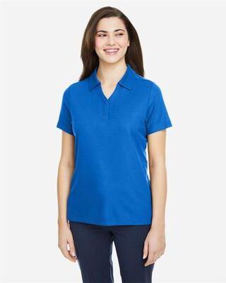 CORE365 CE112W Women's Fusion ChromaSoft Pique Polo Shirt in True Royal Blue size 2XL   Polyester