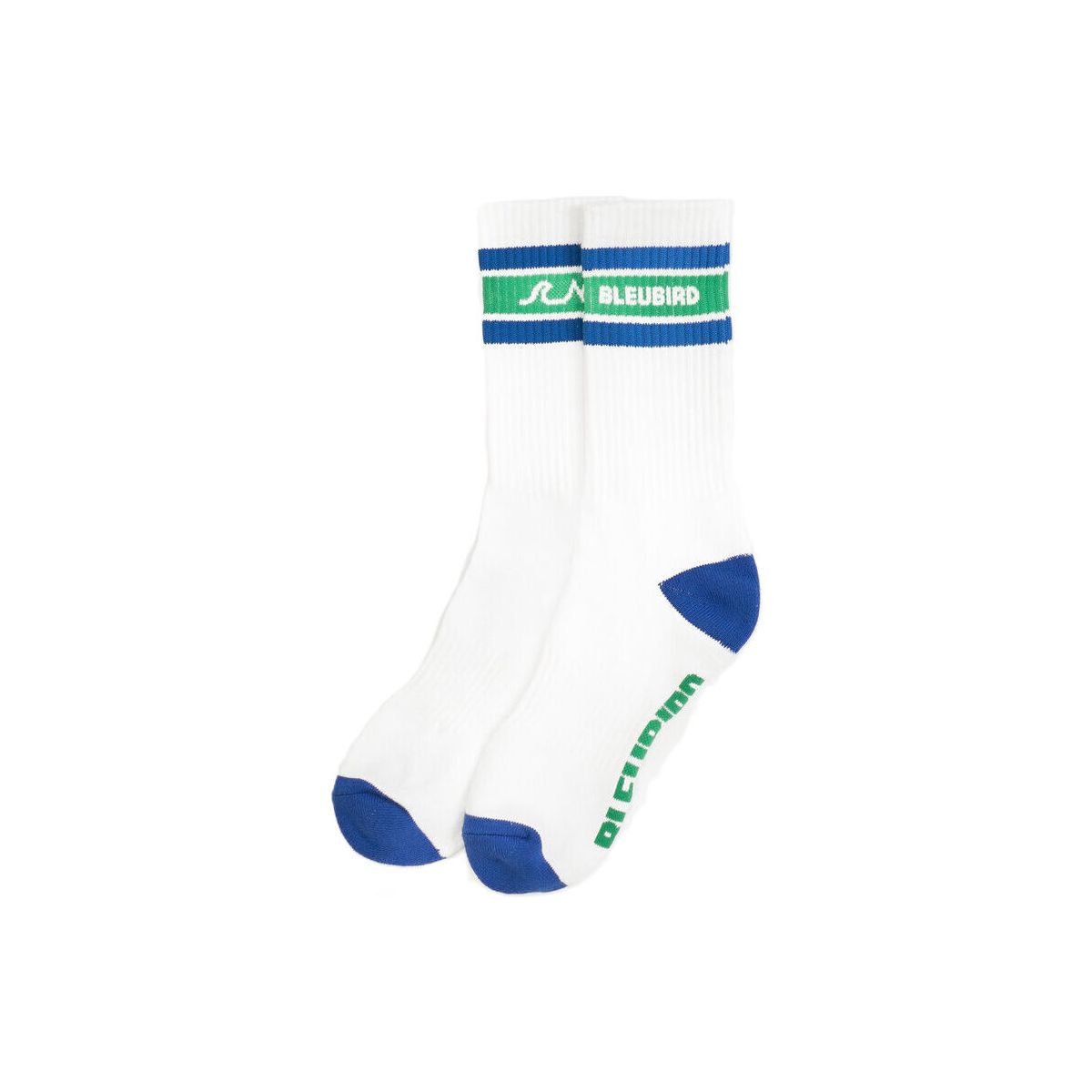 Bleubird Crew Sock (og) blue and green S CRWSCK-OG-BLUGRE-S