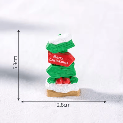 Inspire Curations Mini Resin Road Sign Decor DIY Fairy Garden & Dollhouse Micro Landscape Ornament a5