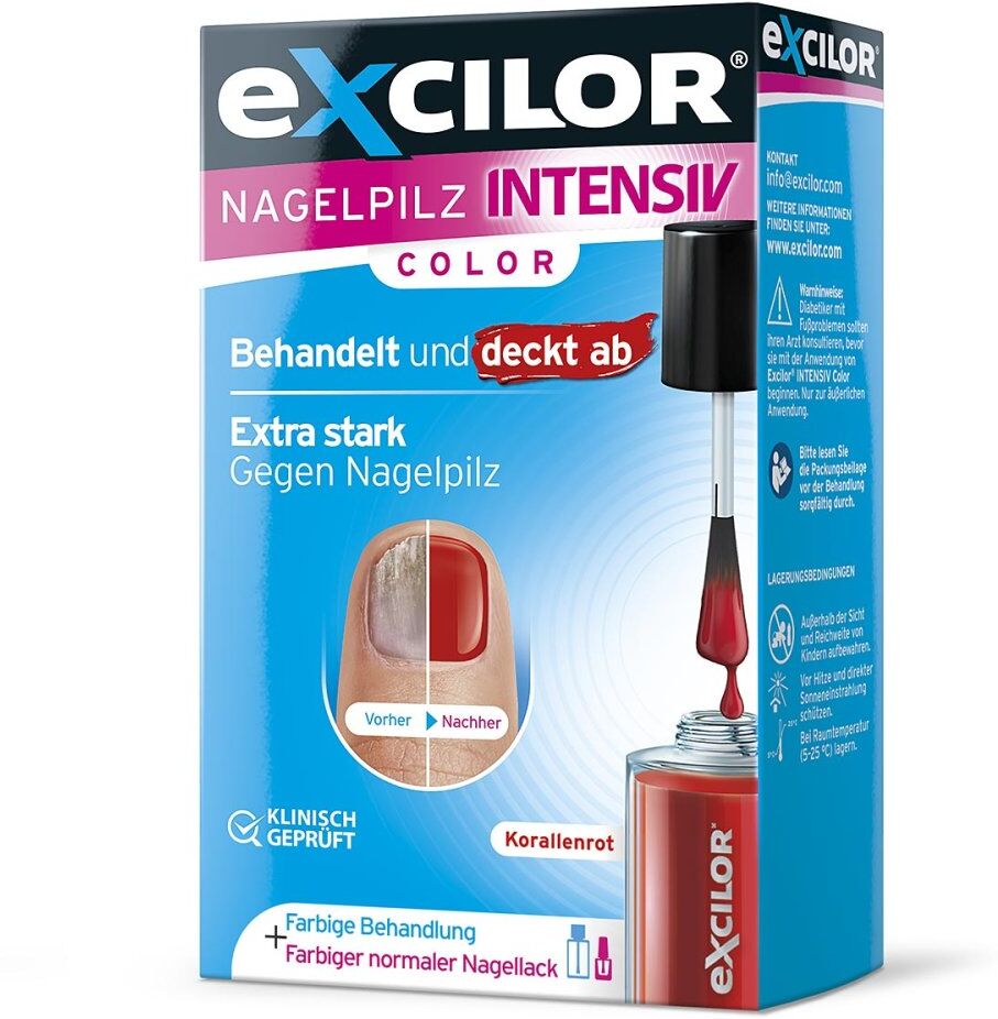 Excilor® Intensiv Color gegen Nagelpilz - Korallenrot