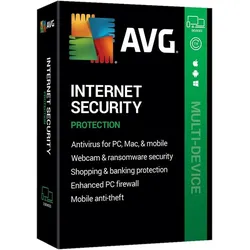 AVG Internet Security 2026 | Zertifiziert | 10 Geräte / 1 Jahr | ESD