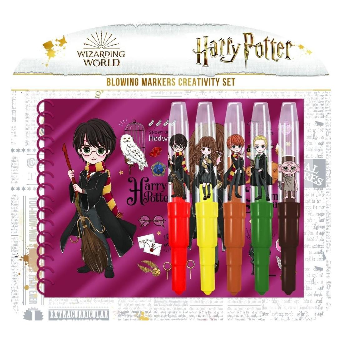 Jiri Models Set mit 5 Harry-Potter-Markern + Notizbuch + Vorlage (5x) (58215008)