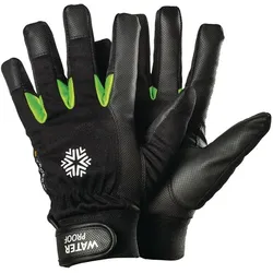 Tegera, Schutzhandschuhe, Ejendals 517, Workshop gloves, Black, Green, Adult, Adult, Latex, Polyester, Polyurethane (9)