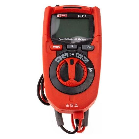 RS PRO Pocket Multimeter with NCV Tester (CAT IV 600V, Hand-Multimeter) (1469086)
