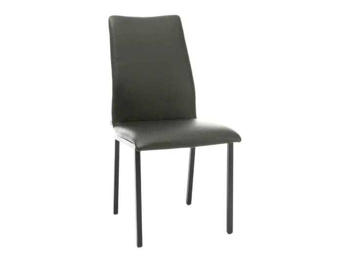 Stuhl Leni, Willisau, idea, titanium, Leder