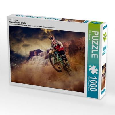 CALVENDO Puzzle Ein Motiv aus dem Kalender Mountainbike Trails | 1000 Teile Lege-Größe 64x48cm Foto-Puzzle für glückliche Stunden