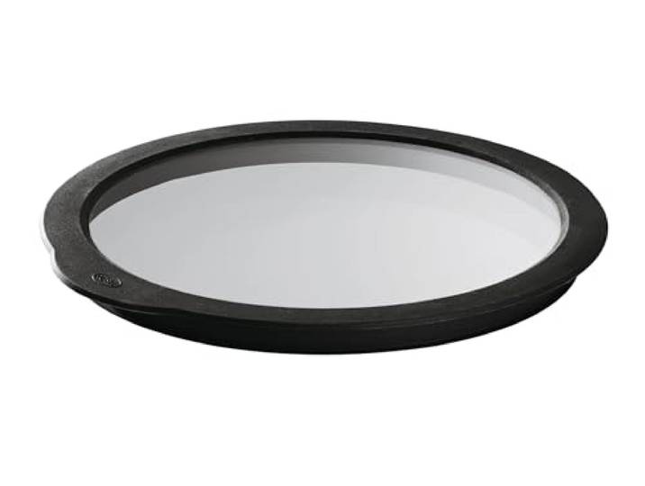 RÖSLE Frischhaltedeckel aus Glas mit Silikonrand, 20 cm