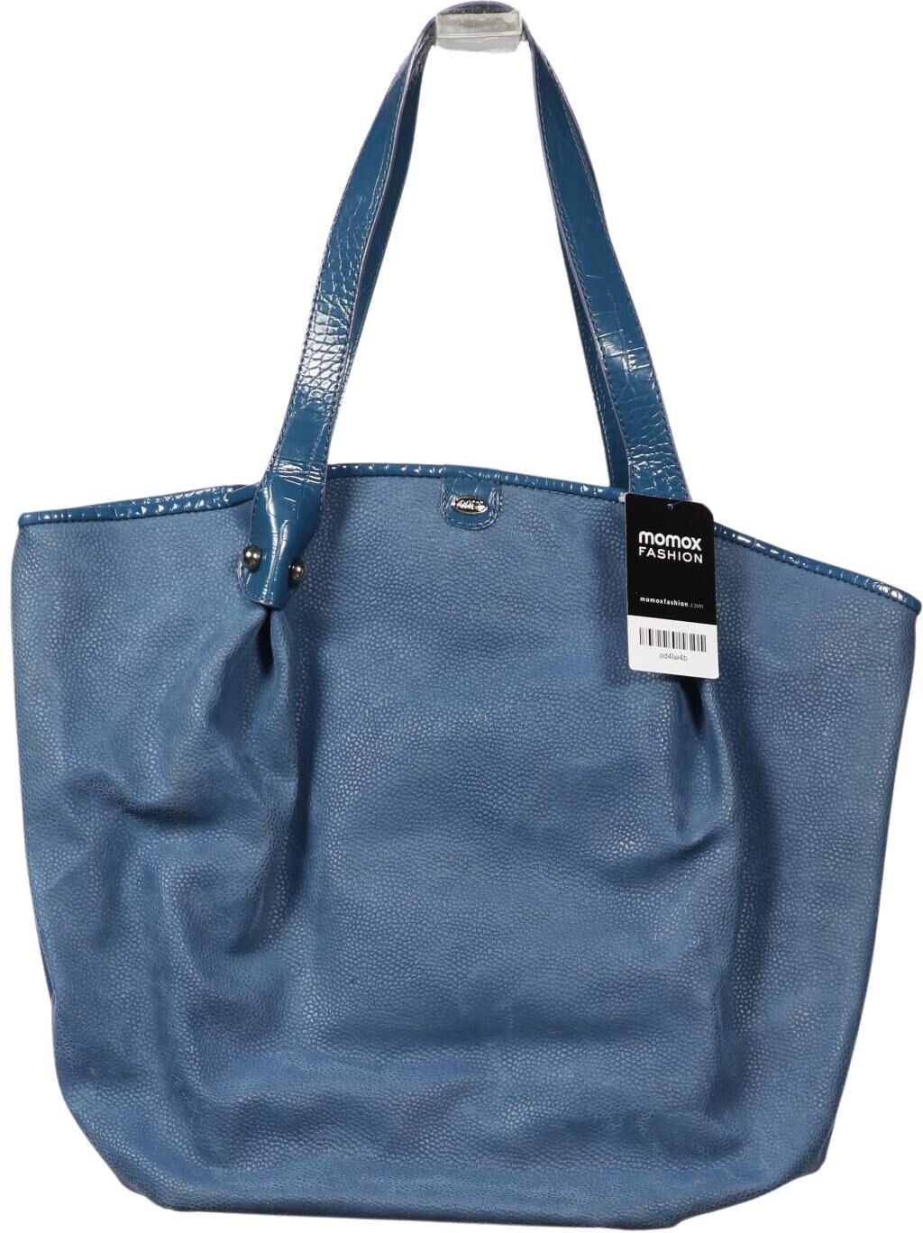 Brics Damen Handtasche gross Leder, Blau, kein / Etikett / Leder - Second Hand