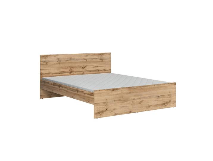 Petits-meubles Bett 160/200 June Holz, Braun, Holzwerkstoff, 160x200 cm, Schlafzimmer, Bett