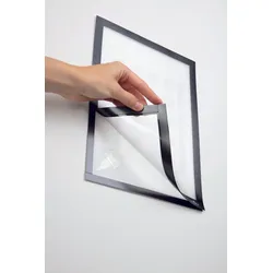 DURABLE Magnetrahmen selbstklebend A4 schwarz