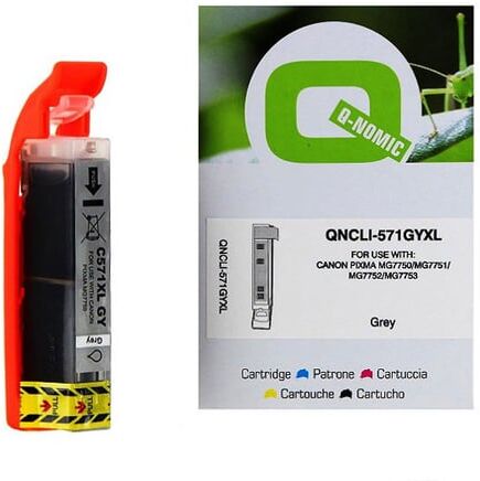 Q-Nomic CLI-571GYXL Cartucho de tinta gris XL
