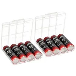 8x Kraftmax Lithium 3,6V Batterie ER14505 LS14500 AA - Zelle + 2x Box Mignon