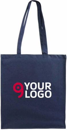 Shopper Cotone 180g Manici Lunghi Colorata 38x42x8cm Personalizzate o neutre