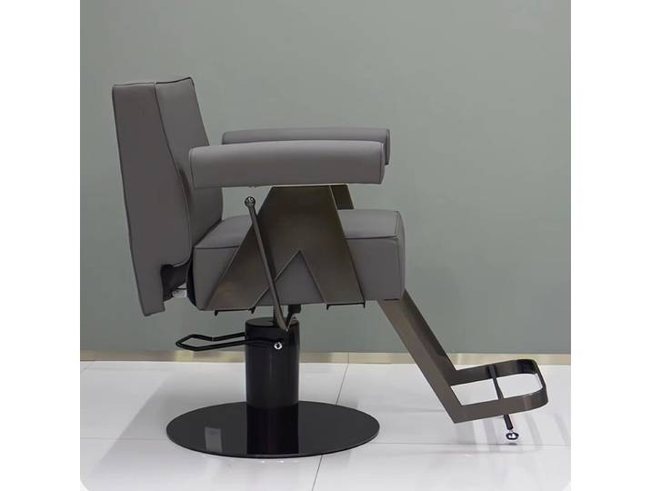 Chaise de Barbier Professionnelle de Luxe Confortable et Esthétique, Chaise de Salon Moderne, Chaise de Coiffure pour Salon de Beauté, Mobilier de Salon