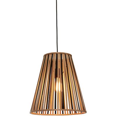 GOOD & MOJO Hängeleuchte "MERAPI", beige (natur, schwarz), 1, Ø 40cm H: 42cm, 1 Stk., Leuchten, Hängeleuchte