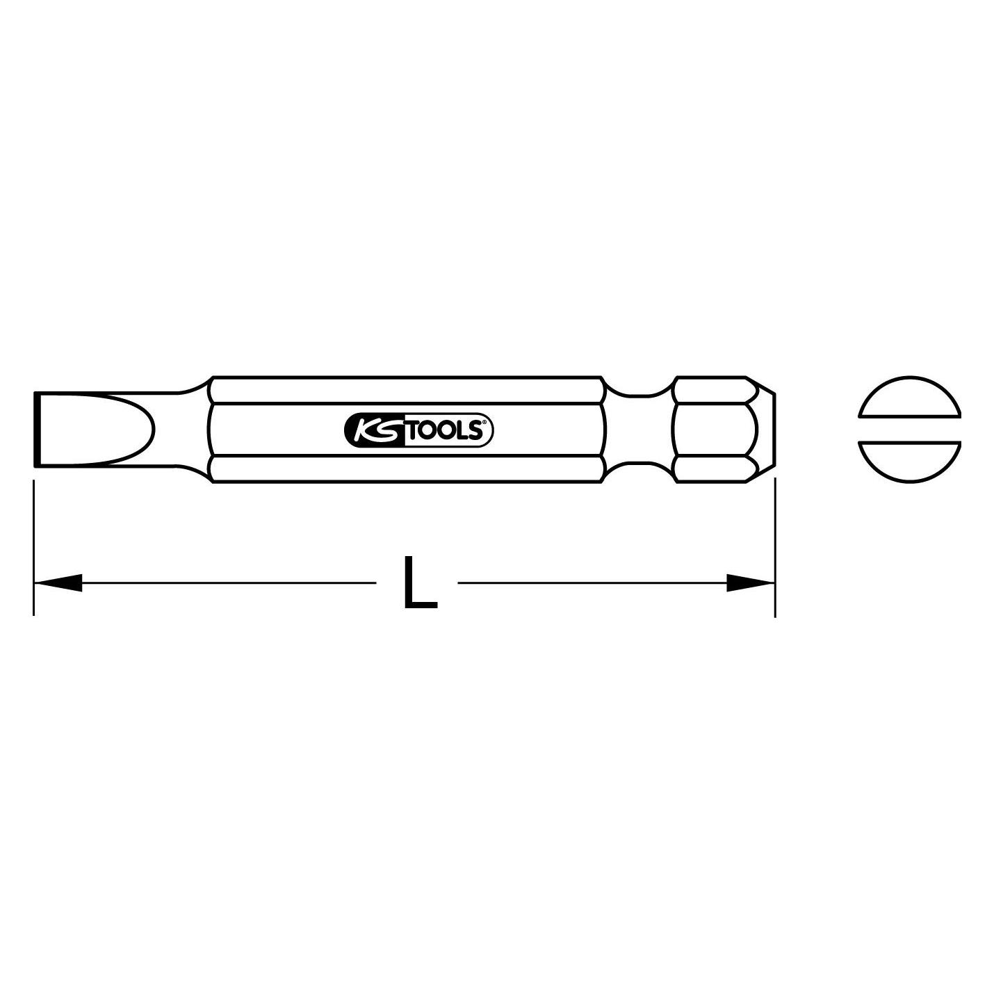 KS Tools 911.3316 (Schraubschlitz, Sechskant (hexagonal)) (911.3316)