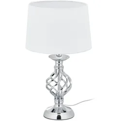 Relaxdays, Tischlampe, Tischlampe (E14)