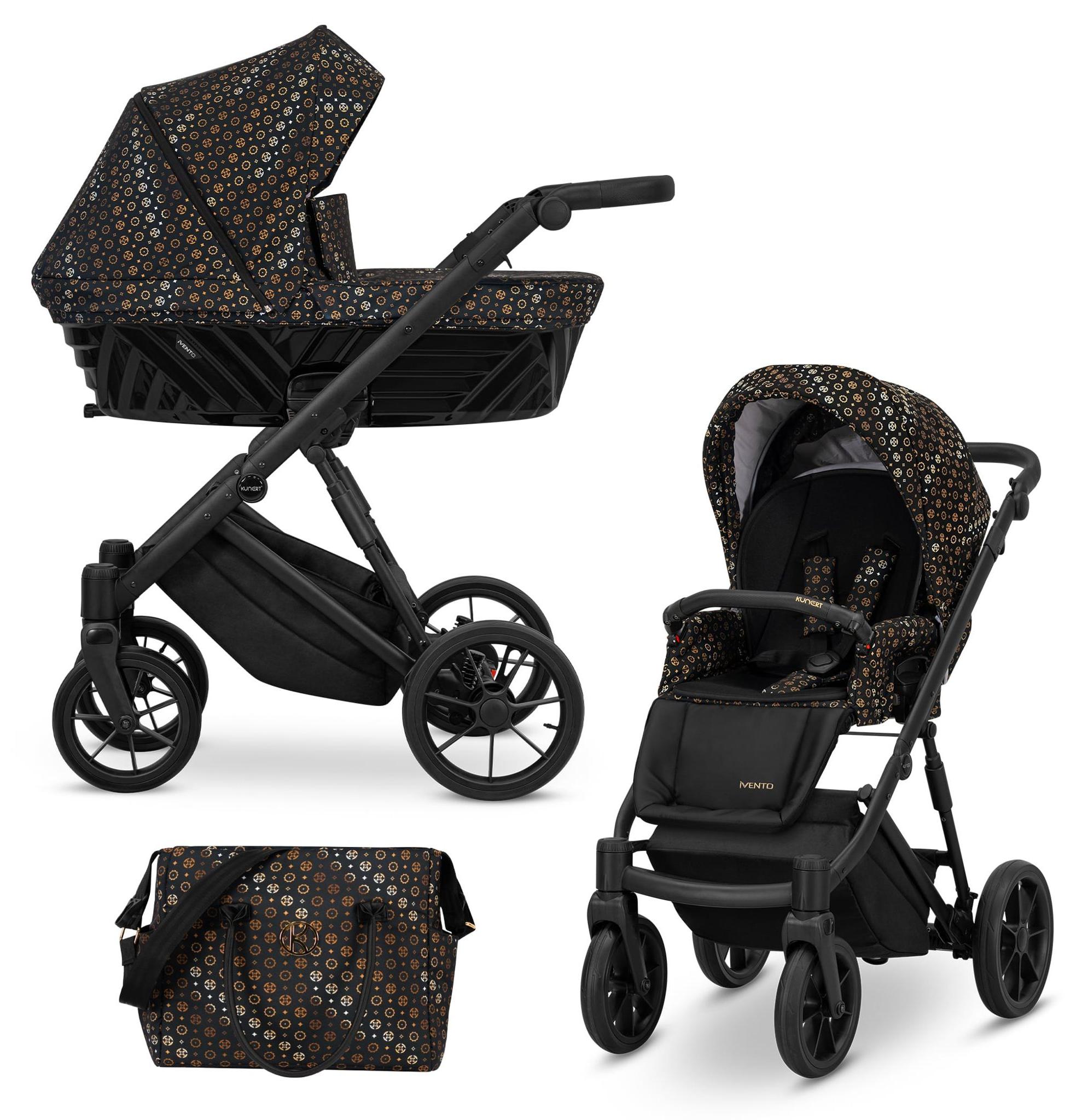 Kinderwagen Kunert Ivento 2in1 - Farbe: Black Style