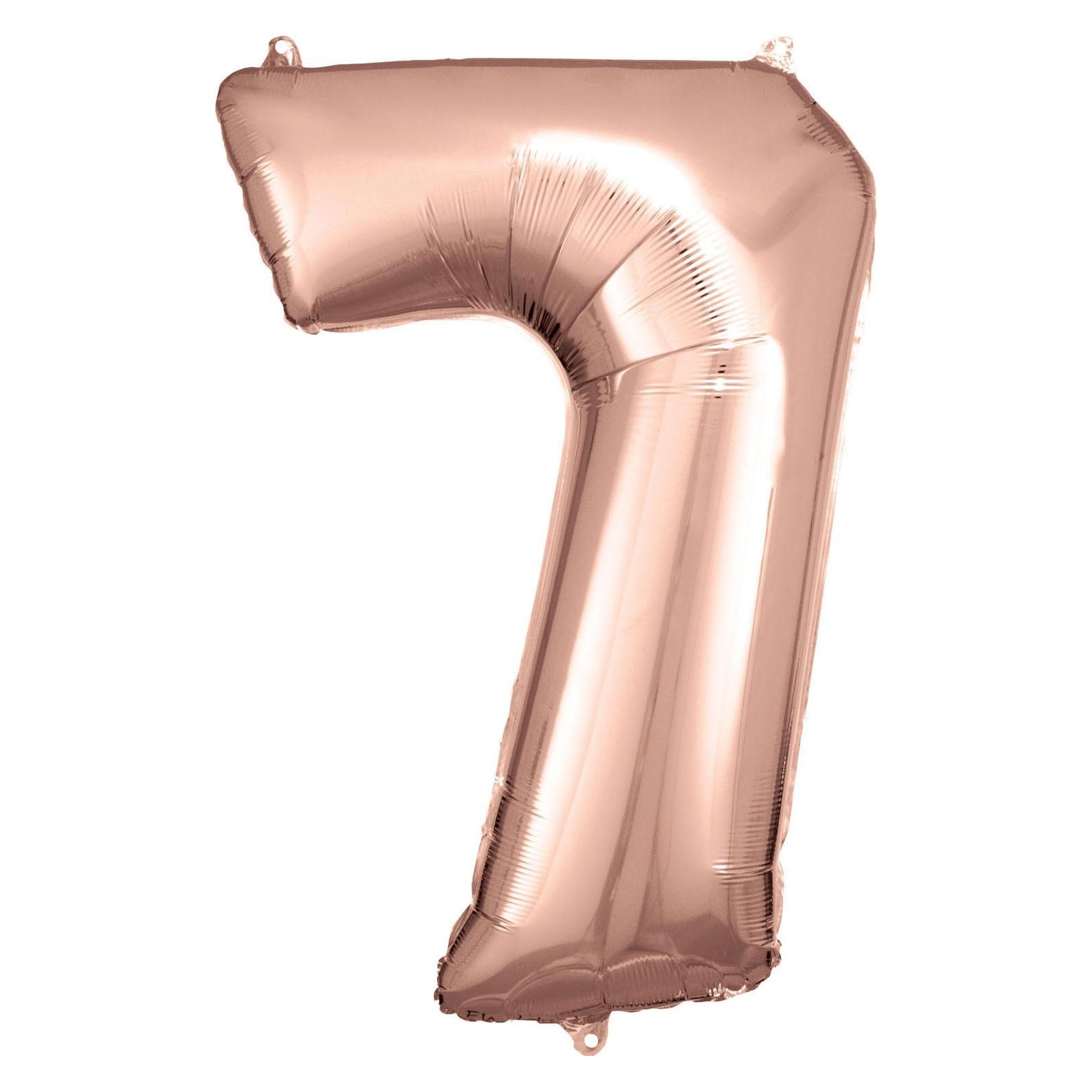 Amscan Folienballon Zahl 7 (1x) (9906282)