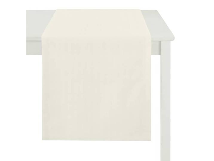 Chemin de table Torino 48 x 135cm Beige/Crème