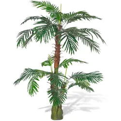 vidaXL Künstliche Cycus Palme mit Topf 150 cm