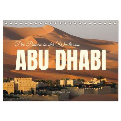 Die Dünen in der Wüste von Abu Dhabi (Tischkalender 2027 DIN A5 quer), CALVENDO Monatskalender