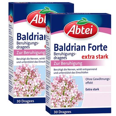 Abtei Baldrian forte überzogene Tabletten x2 2x30 St Überzogene