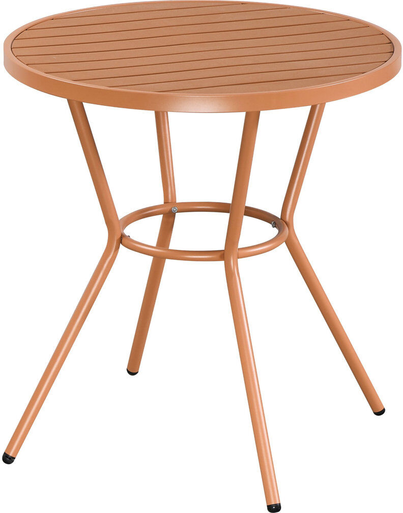 Metro Dejanae Circular Outdoor Bistro Table - 70 cm W 70 cm D Terracotta