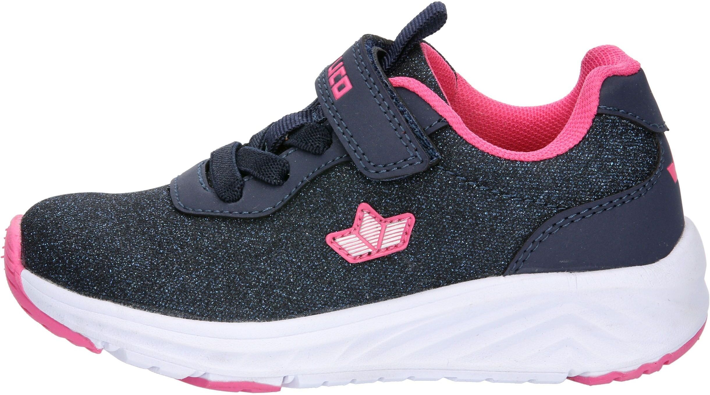 Sneaker LICO "Freizeitschuh Marin VS", Mädchen, Gr. 38, Textil, blau, Synthetik, Schuhe Sneaker blau 38, Textil