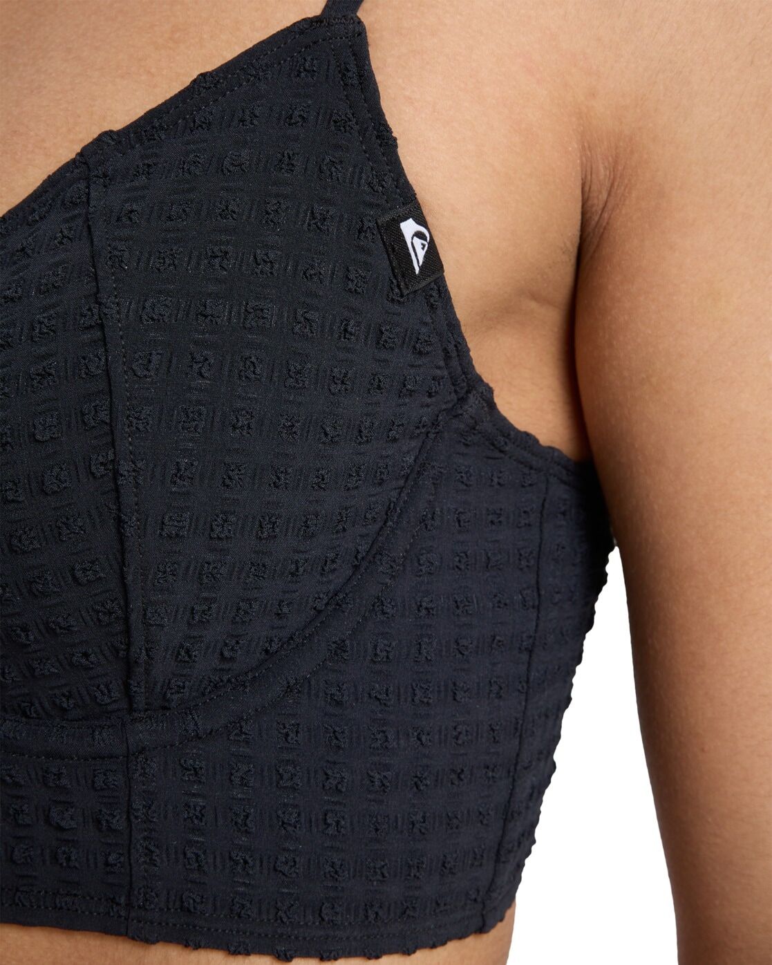 Bügel-Bikini-Top QUIKSILVER "Melly", Damen, Gr. XS, schwarz, Obermaterial: 91% Nylon, 9% Elasthan., Bikini-Oberteile Bügel-Bikini-Top schwarz XS