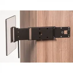 Caratec Flex CFW301S TV Wandhalter mit 3 Drehpunkten verriegelbar schwarz