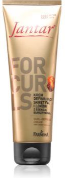 Farmona Jantar Amber Essence creme de cabelo creme de cabelo para cabelos ondulados e encaracolados 100 ml. Jantar Amber Essence