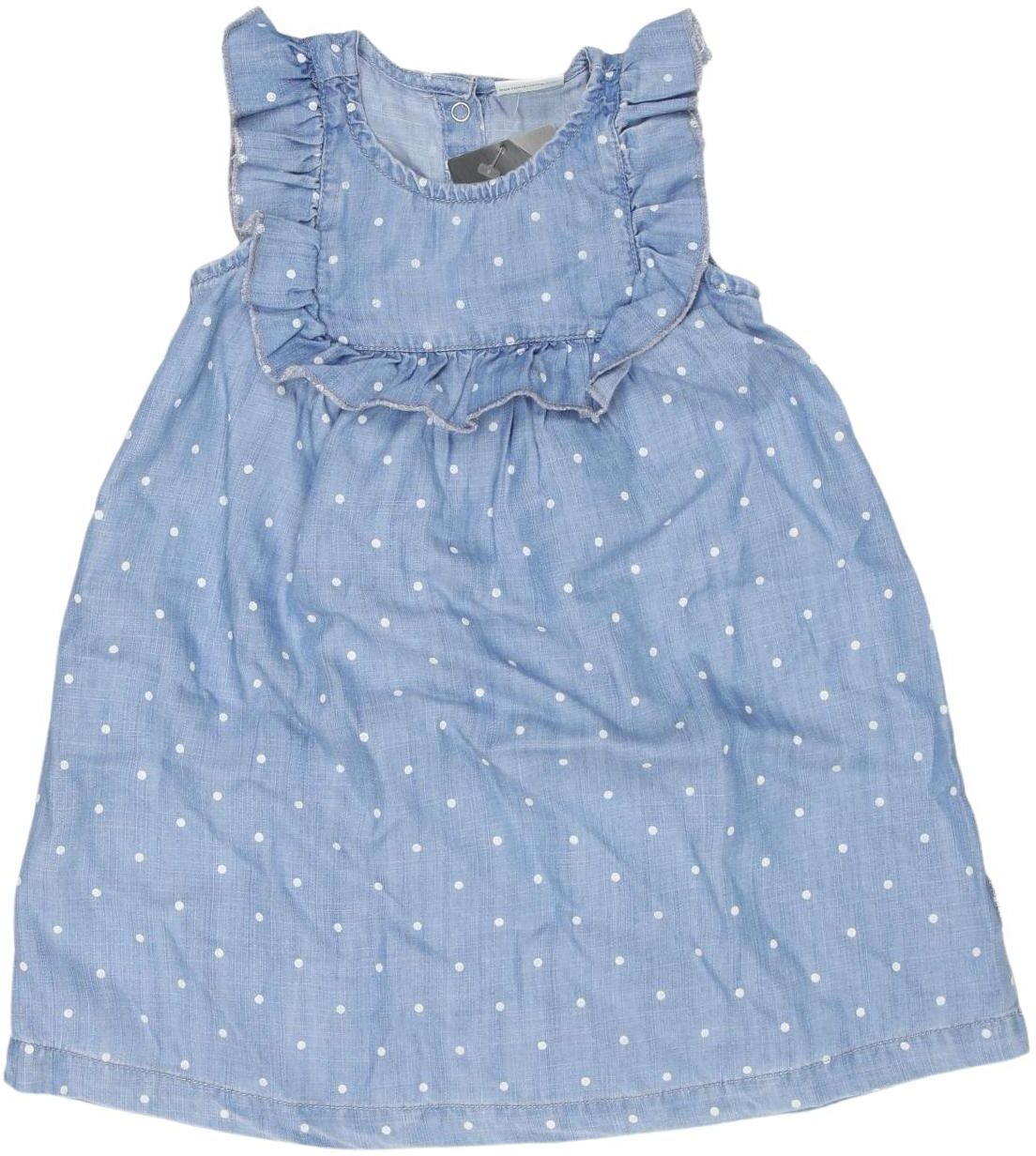 Hust & Claire Mädchen Kleid, Hellblau, Gr. EU 98, Baumwolle - Second Hand
