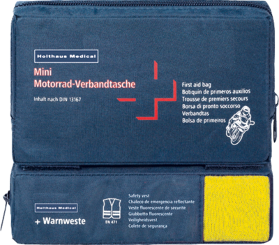 Holthaus Medical GmbH & Co. KG VERBANDTASCHE Motorrad mini DIN 13167+Warnweste 1 St 07590022