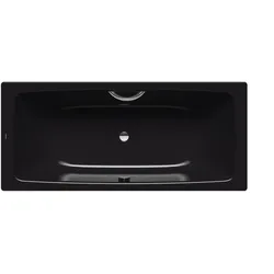 Kaldewei CAYONO DUO Badewanne, schwarz, 1700x750 mm, 400 mm tief, mit Griffloch