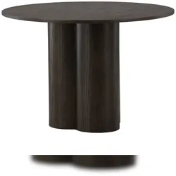Ebuy24 Olivia Esstisch Ø110cm braun.
