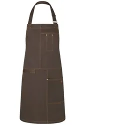 Latzschürze Urban Casual "LS 35" - chocolate