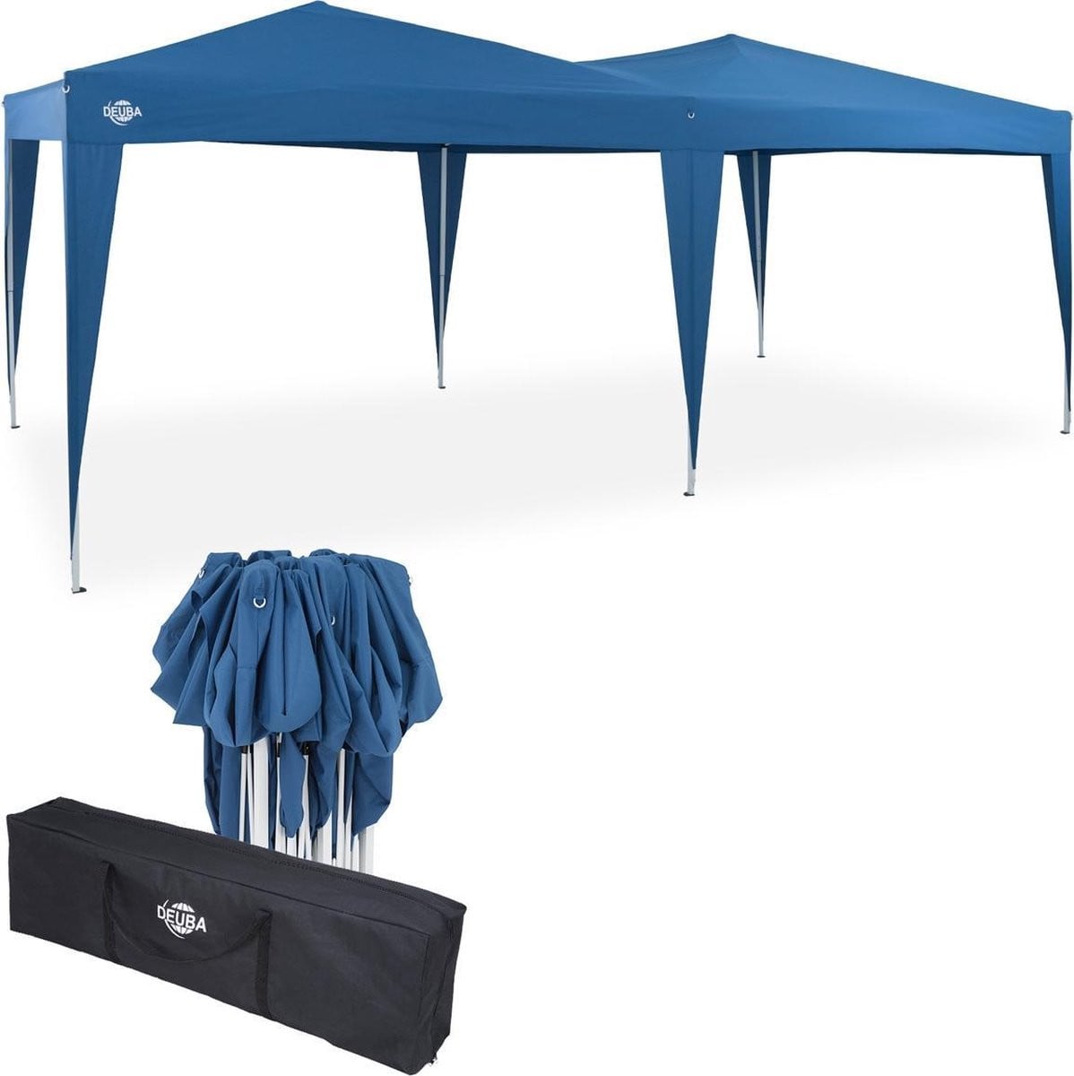 Kingsleeve Partytent Paviljoen 3x6 Popup - Capri Blauw