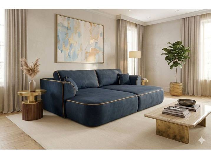 Labett Wohnlandschaft Modulares Sofa Cozi XXL BIGSOFA, Sofa Cozi – groß, bequem und modern mit gelegentlicher Schlaffunktion