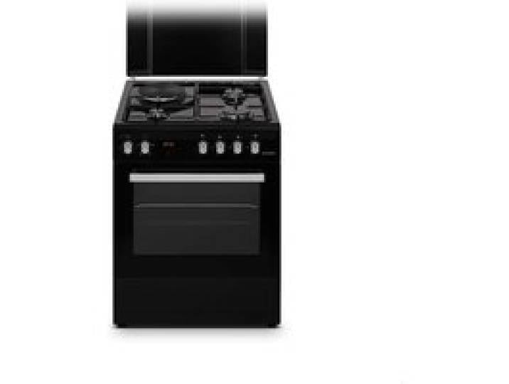 Schneider SCCG631-BM - Cuisinière gaz Black mat