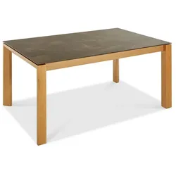 CASEDO Esstisch mit Auszug Ceuta 160/250 x 100 cm Dekor Braun