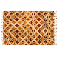 Tuaroc Beni Ourain Nomadenteppich Berber Midar terrakotta 140x200 cm