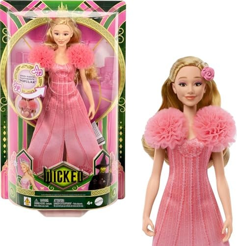 Mattel Wicked Zingende Glinda Modepop met Accessoires