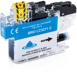 Alternativ-Tinte für BROTHER LC3211C cyan