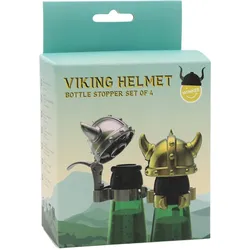 Winkee Flaschenverschluss Wikingerhelm 4er Pack