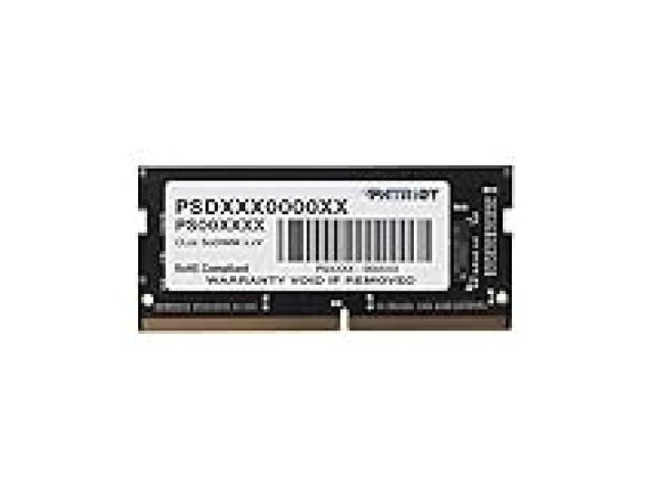 Patriot Signature DDR4 RAM 8 Go (1X8 Go) 2400MT/s CL17 SODIMM Laptop/Notebook Memory Module - PSD48G240081S