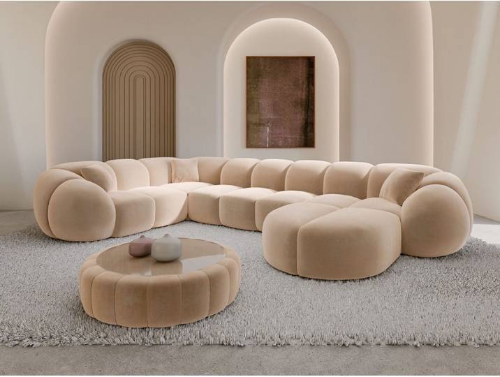 Sofa Dreams Wohnlandschaft Polster Wohnlandschaft Valderosa XL U-Form, Wohnlandschaft, U-Form, Moderne Wohnlandschaft in U-Form, 2 Zierkissen inklusive