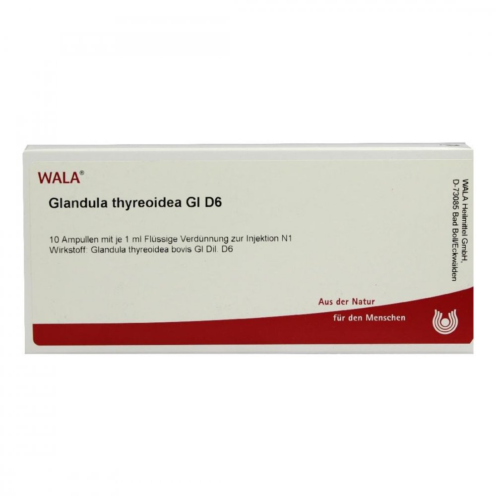 WALA Heilmittel GmbH Glandula Thyreoidea Gl D6 Ampullen 02829961
