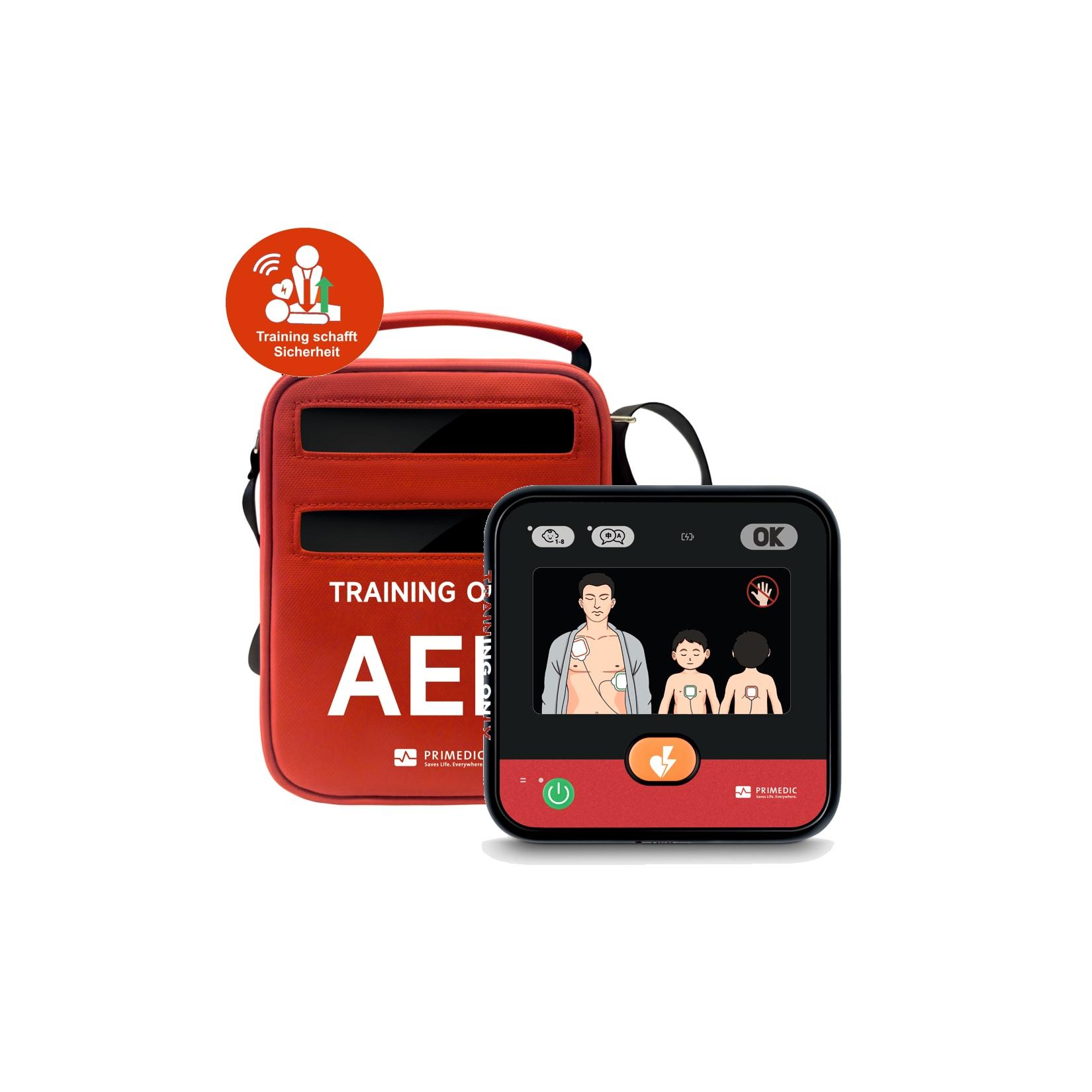 myPAD Trainings-Defibrillator (AED) im Set mit LED-Anzeige